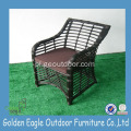 Meble ogrodowe -Aluminium Wiklina Krzesło w stylu królewskim